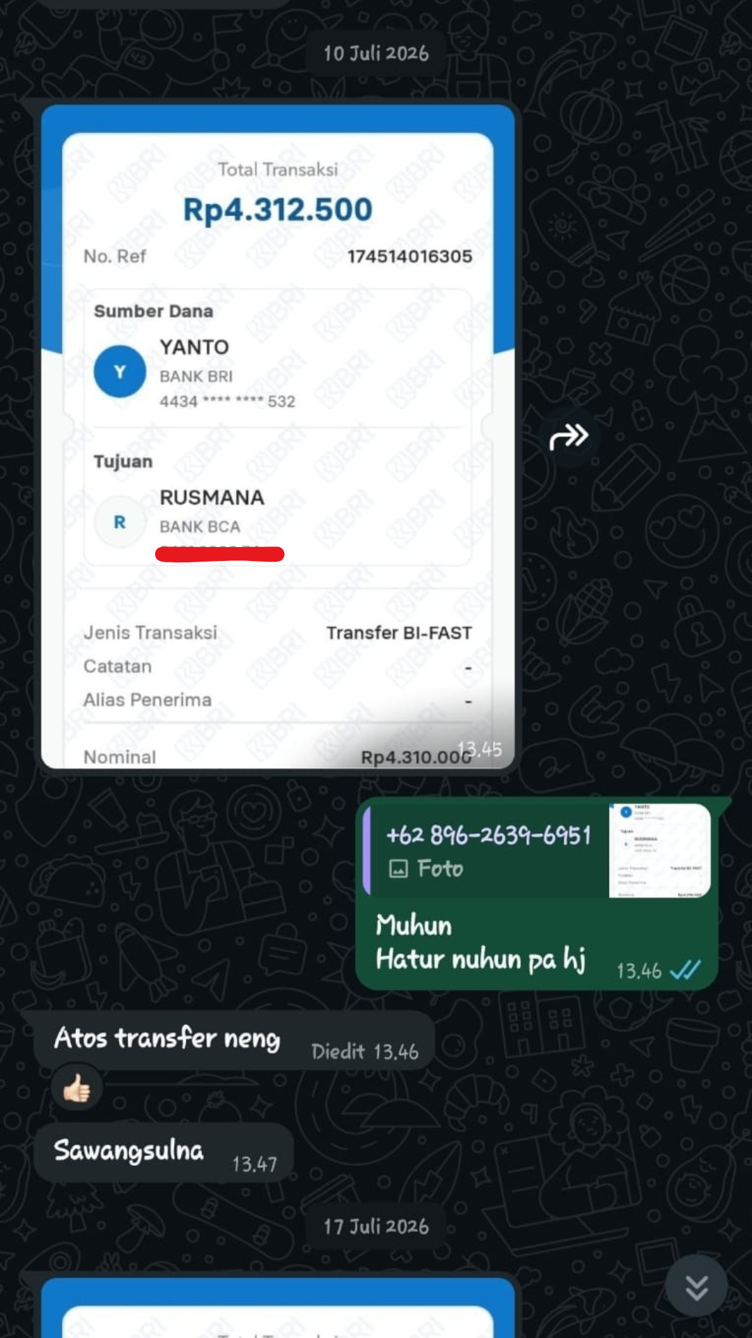 Chat Repeat Order Reseller Bela Square